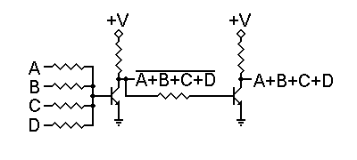 4-input RTL OR/NOR gate.
